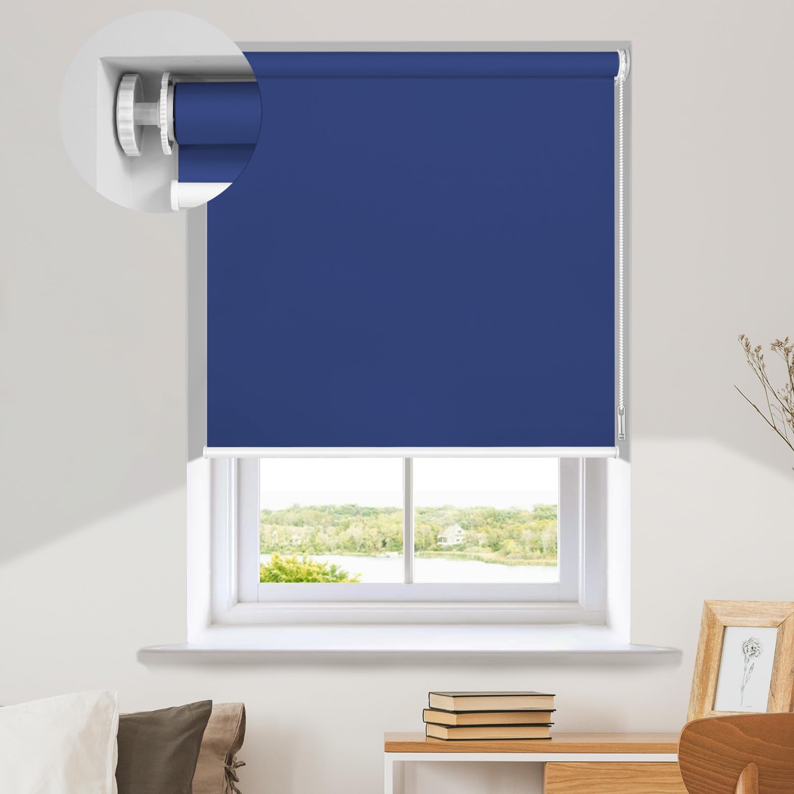 Amazon｜HOMEDEMOロールスクリーン ロールカーテン つっぱり式